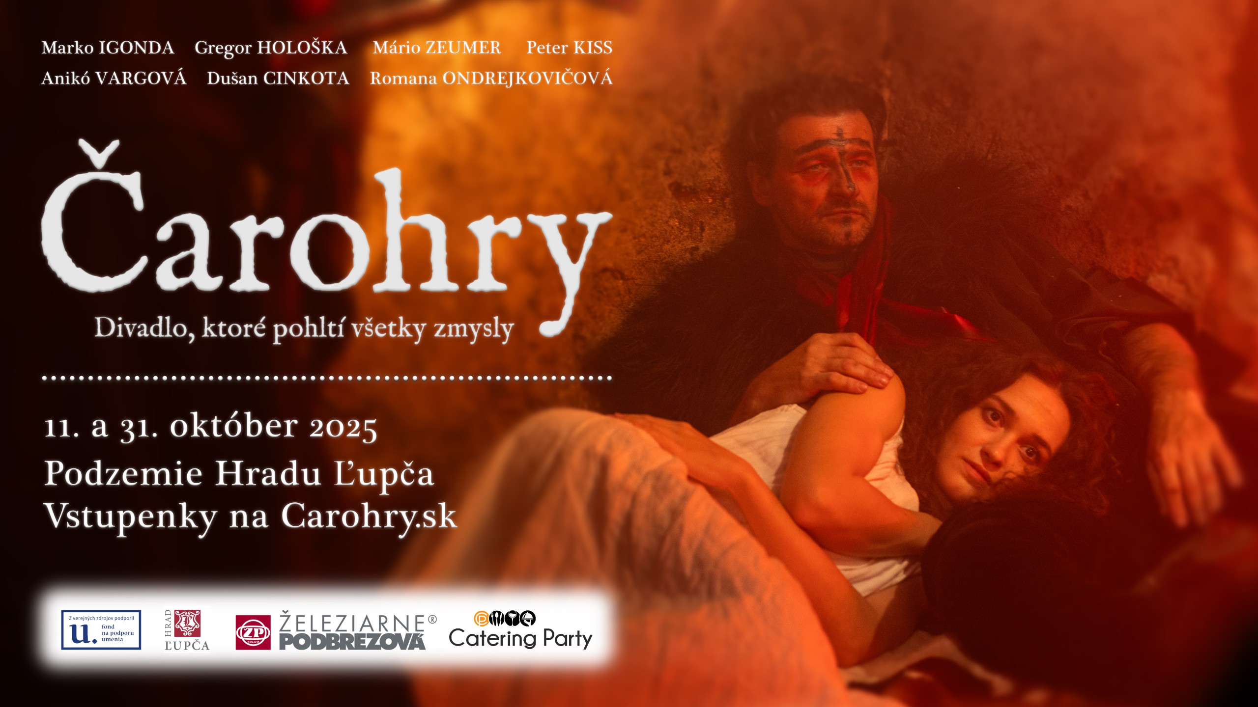 Čarohry – Divadlo, ktoré pohltí všetky zmysly